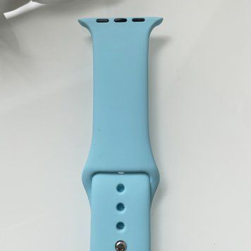 Силіконовий ремінець для розумного годинника Smart Watch 38/40 (Блакитний) RW039 фото
