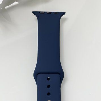 Силіконовий ремінець для розумного годинника Smart Watch 42/44 (Темно-синій) RW004 фото