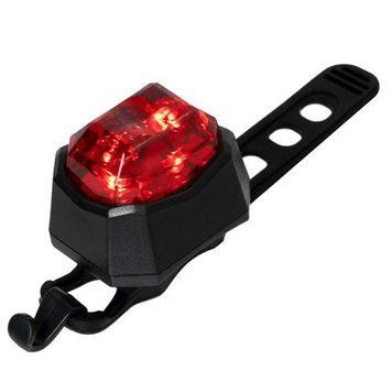 Велоліхтар AQ-009 3LED (red) на батарейках VT019 фото