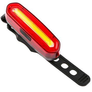 Велоліхтар AQY-096-COB (red+white) з акумулятором VT020 фото