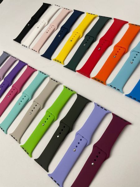 Силіконовий ремінець для розумного годинника Smart Watch 42/44 (Жовтий) RW006 фото