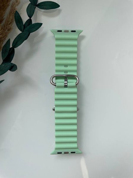 Силіконовий ремінець для Smart Watch Ocean Band 42/44/45/49 (Салатовий) RW071 фото