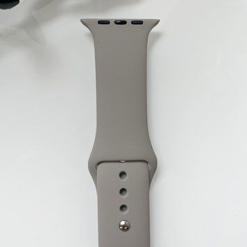 Силіконовий ремінець для розумного годинника Smart Watch 42/44 (Сірий) RW016 фото