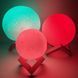 Світильник настільний Місяць 3D RGB 15 см + пульт RT105 фото 4