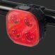 Велоліхтар STOP (red) FY-328-4LED з акумулятором VT024 фото 3