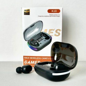 Бездротові навушники Earbuds К10 (Чорний) BN063 фото