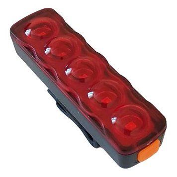 Велоліхтар XFL-101-5LED (red) з акумулятором VT030 фото