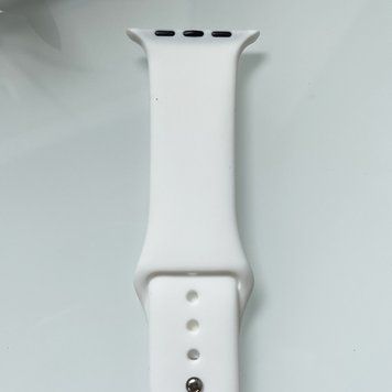 Силіконовий ремінець для розумного годинника Smart Watch 38/40 (Білий) RW032 фото