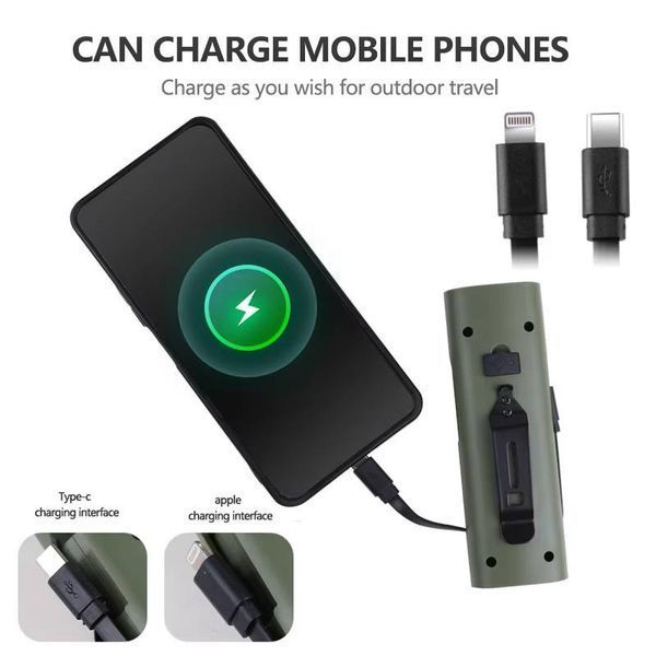 Велоліхтар Z-818 2x3W+COB (white+red) з Power Bank (6400mAh) RT135 фото