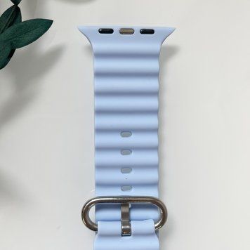 Силіконовий ремінець для Smart Watch Ocean Band 42/44/45/49 (Блакитний) RW045 фото