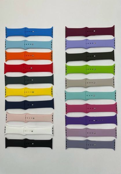 Силіконовий ремінець для розумного годинника Smart Watch 38/40 (Світло-сірий) RW060 фото