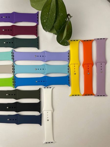 Силіконовий ремінець для розумного годинника Smart Watch 38/40 (Червоний) RW037 фото