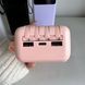 Power Bank Intelligent Fast з кабелем USB+Micro+Type-C+Lightning (30000mAh) Рожевий RT118 фото 3